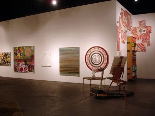 Installation view of Some Paintings: The Third LA Weekly Annual Biennial, 2008
