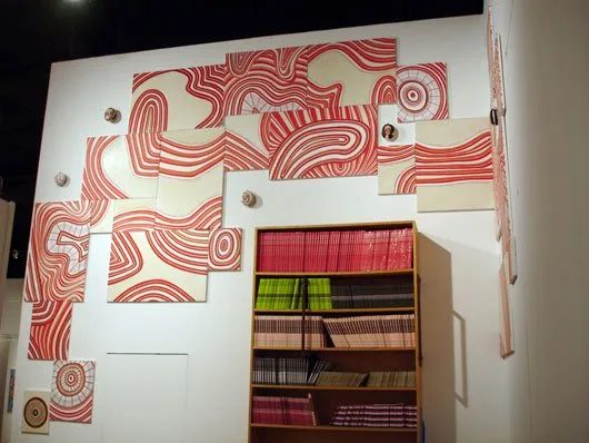 Installation view of Some Paintings: The Third LA Weekly Annual Biennial, 2008