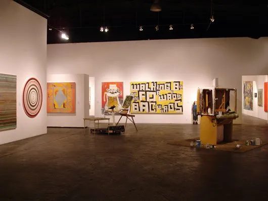Installation view of Some Paintings: The Third LA Weekly Annual Biennial, 2008