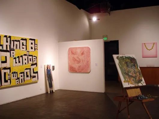 Installation view of Some Paintings: The Third LA Weekly Annual Biennial, 2008