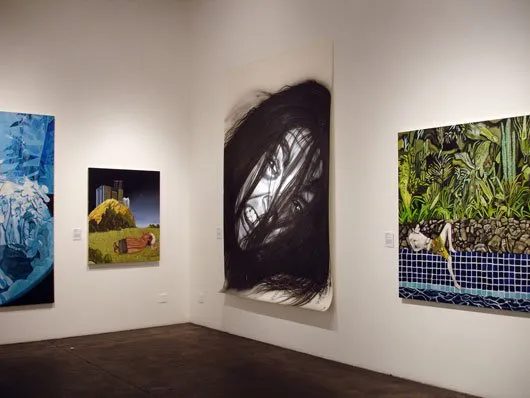 Installation view of Some Paintings: The Third LA Weekly Annual Biennial, 2008