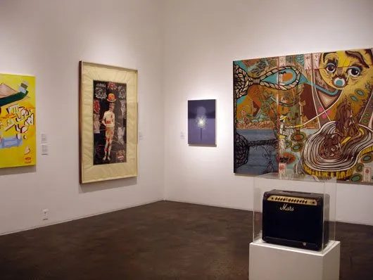 Installation view of Some Paintings: The Third LA Weekly Annual Biennial, 2008