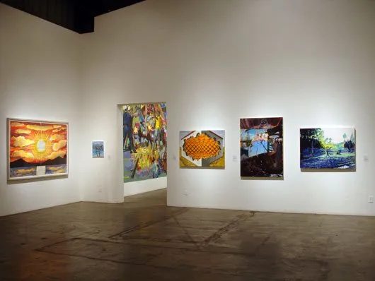 Installation view of Some Paintings: The Third LA Weekly Annual Biennial, 2008