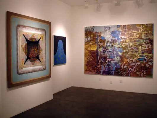 Installation view of Some Paintings: The Third LA Weekly Annual Biennial, 2008