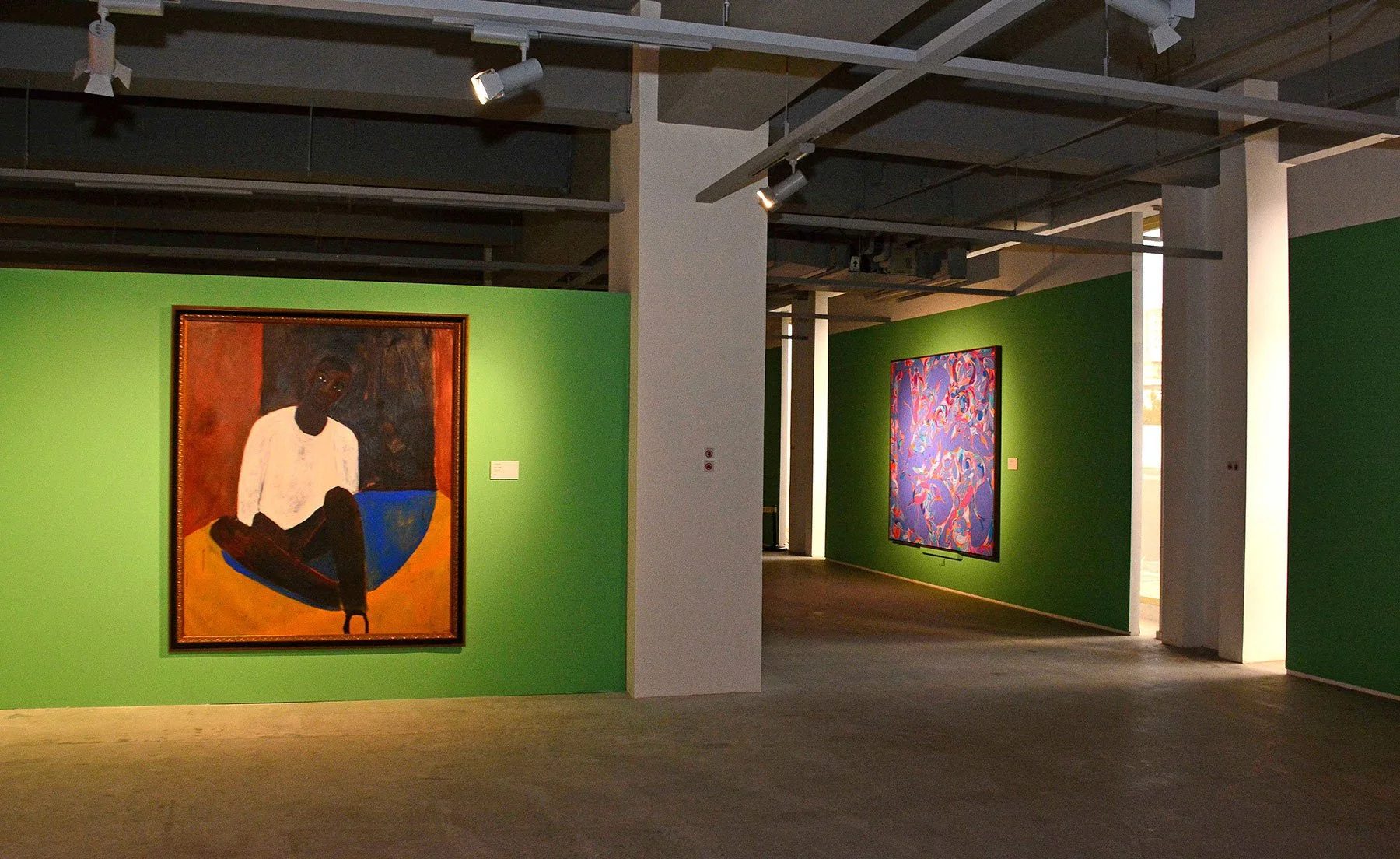 Installation view of Sounds of Blackness, 2023