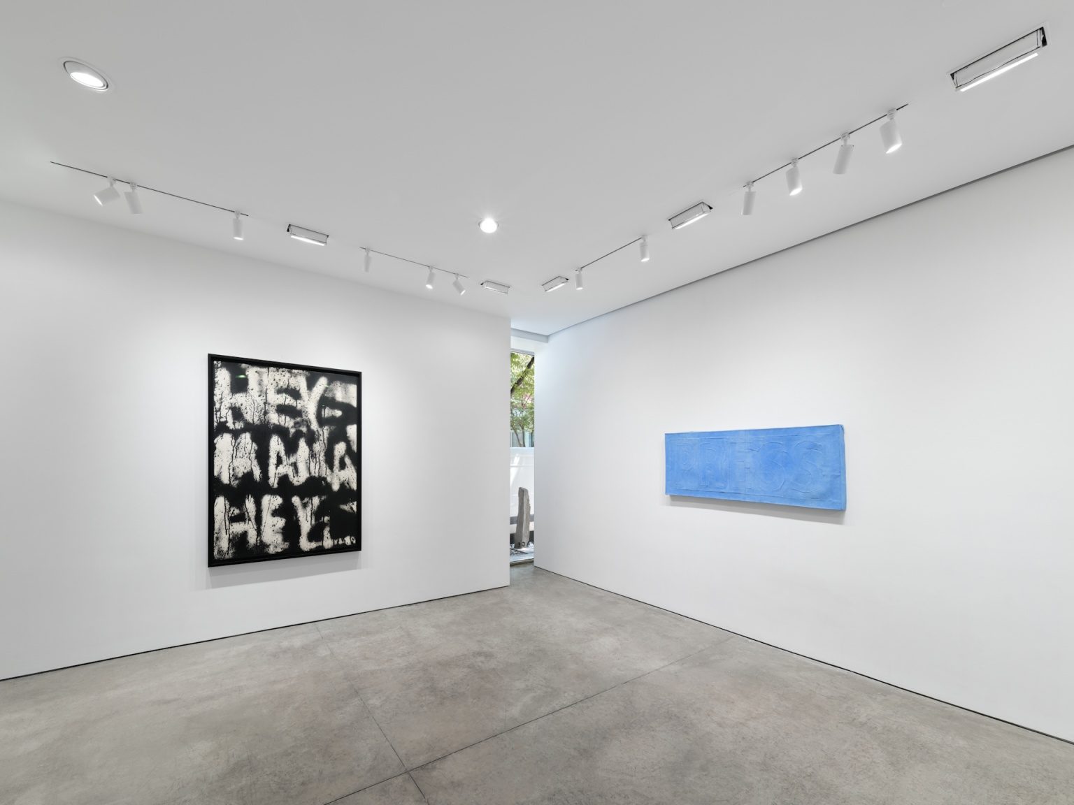 Installation view of Spell It Out, 2026