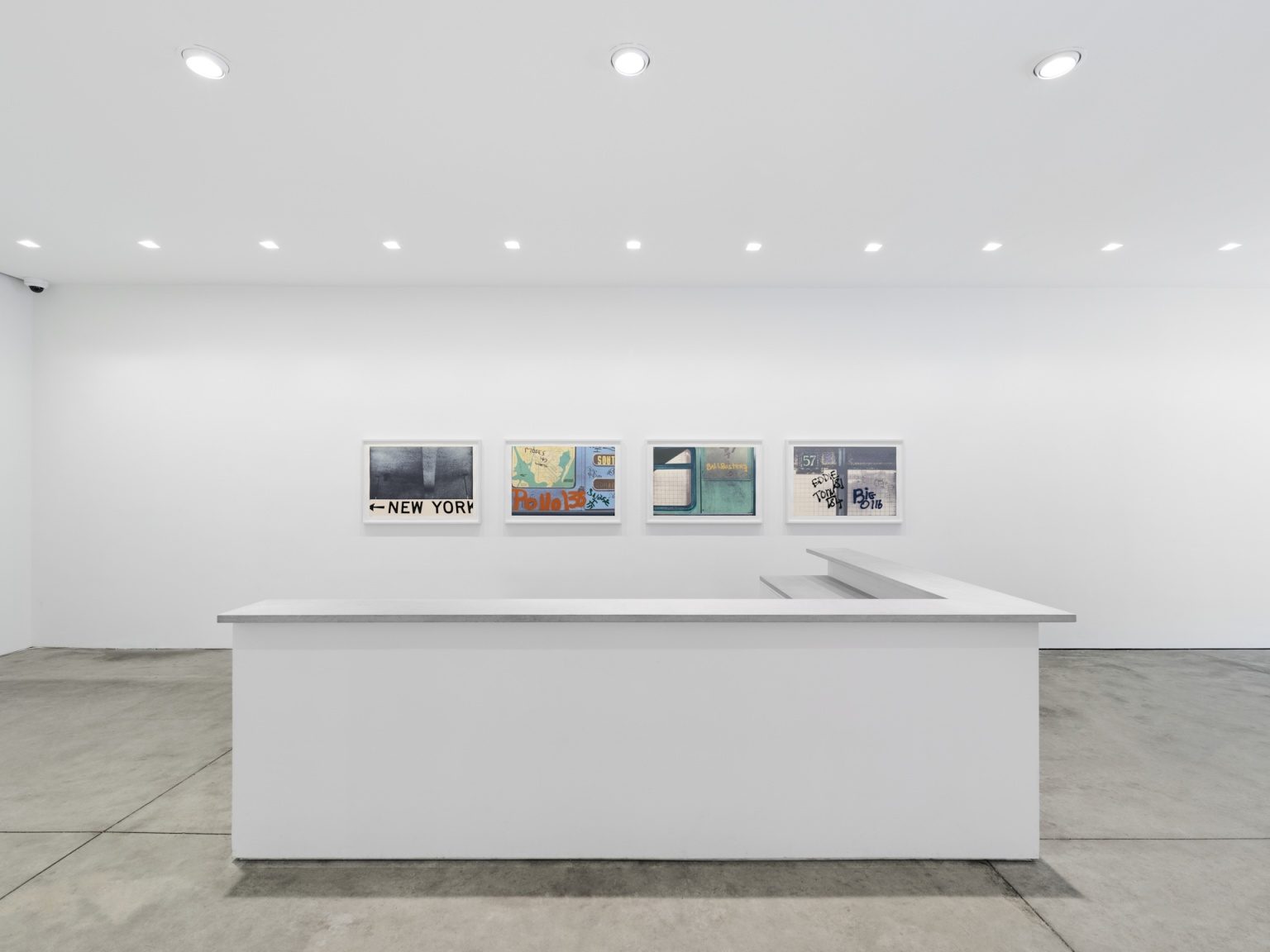 Installation view of Spell It Out, 2026
