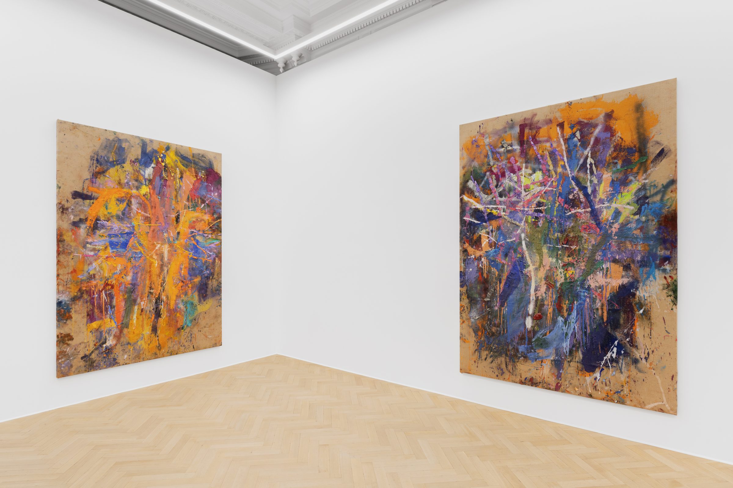 Installation view of Turnip (two kinds of violence), 2021