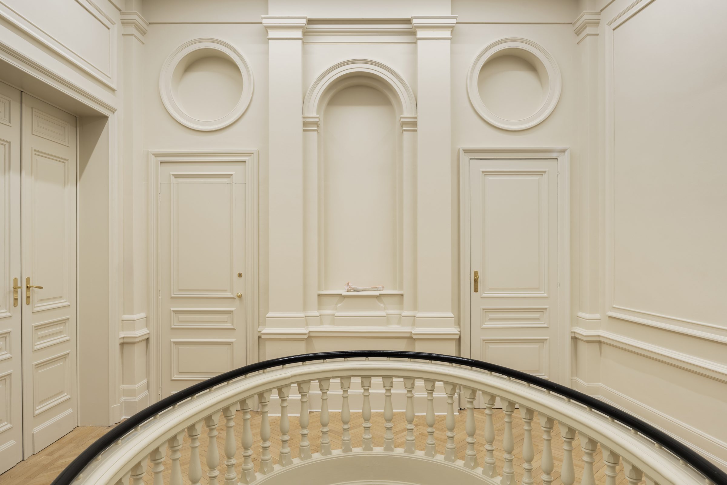 Installation view of Turnip (two kinds of violence), 2021