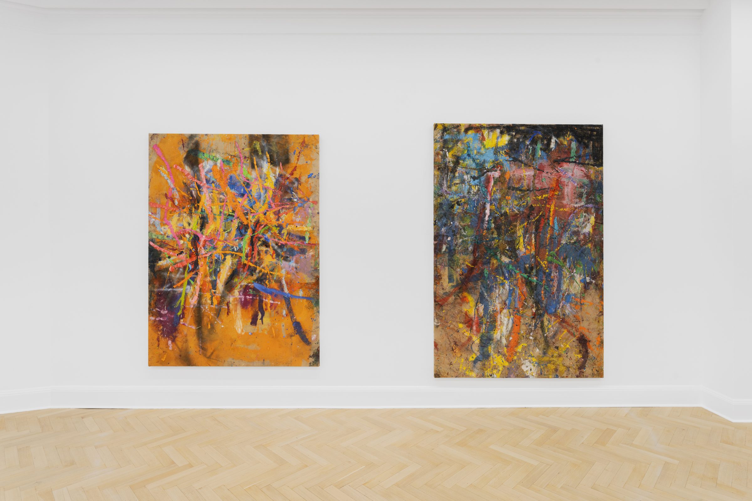 Installation view of Turnip (two kinds of violence), 2021