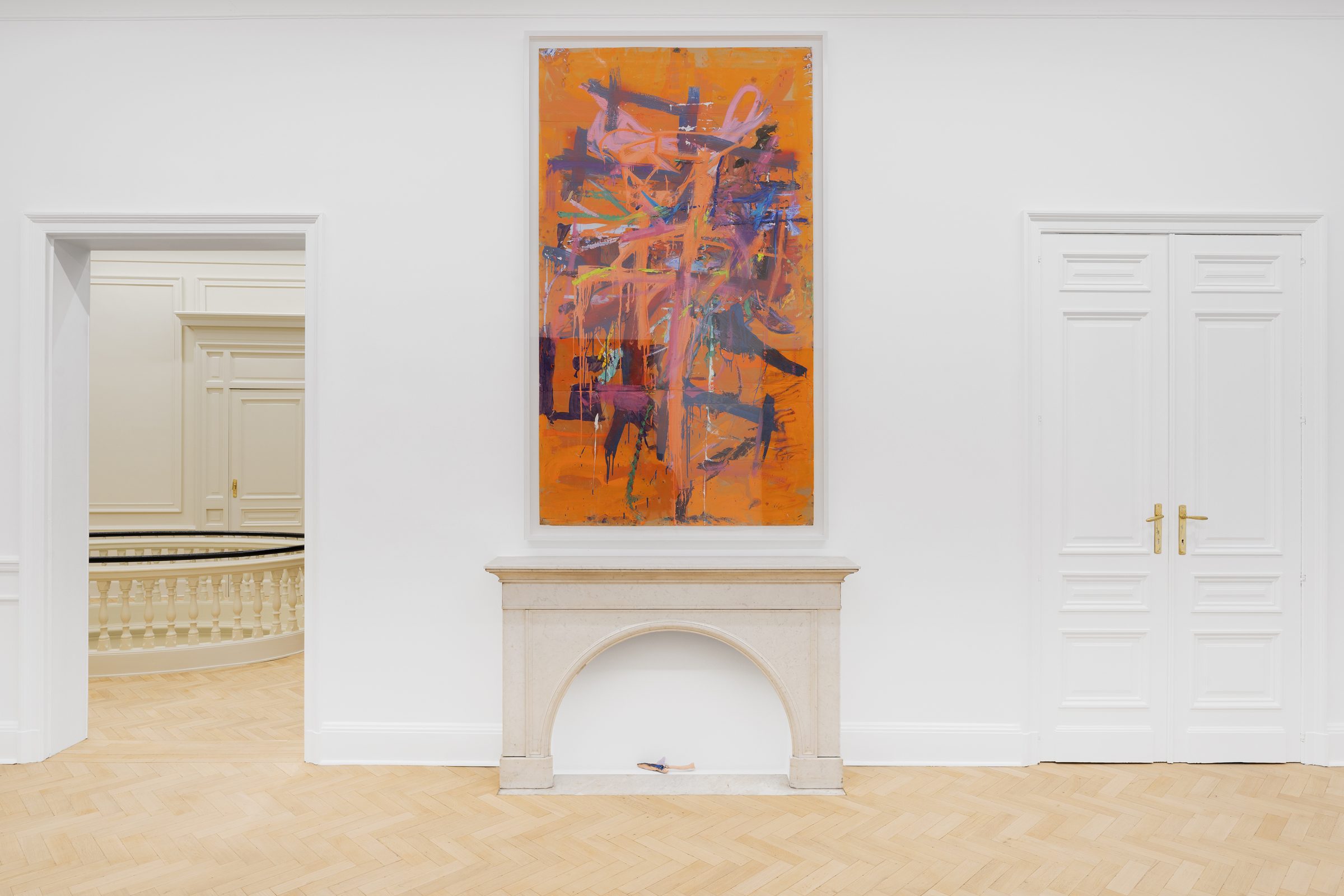 Installation view of Turnip (two kinds of violence), 2021
