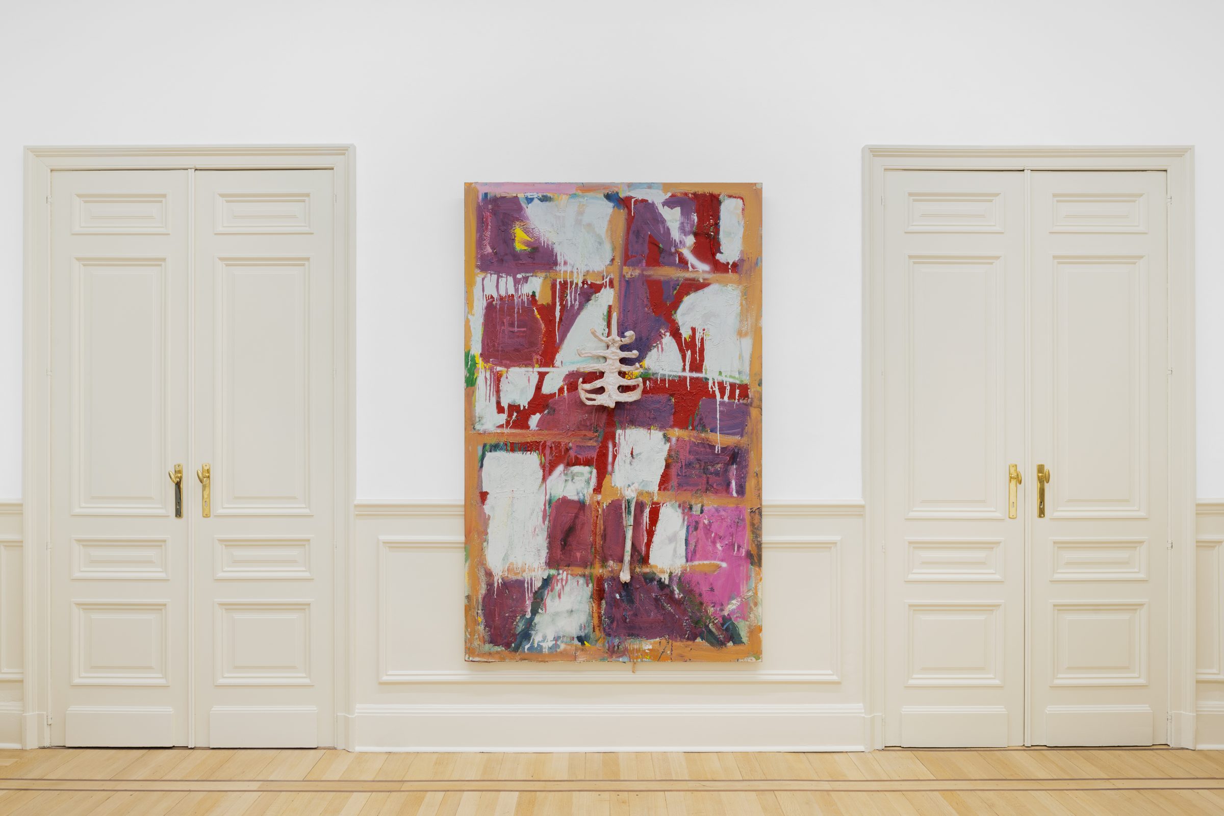 Installation view of Turnip (two kinds of violence), 2021