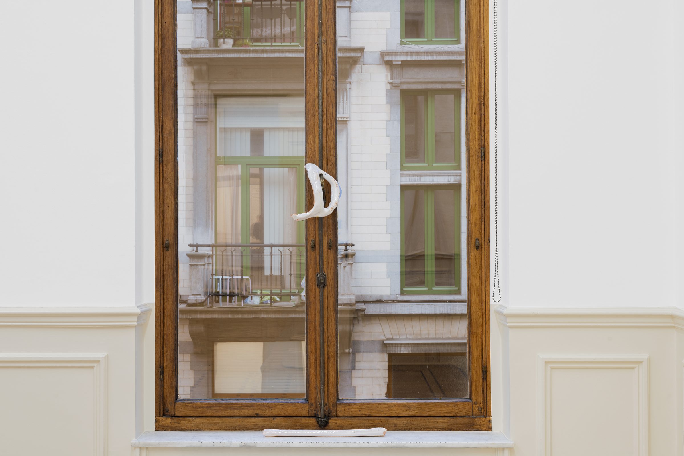 Installation view of Turnip (two kinds of violence), 2021