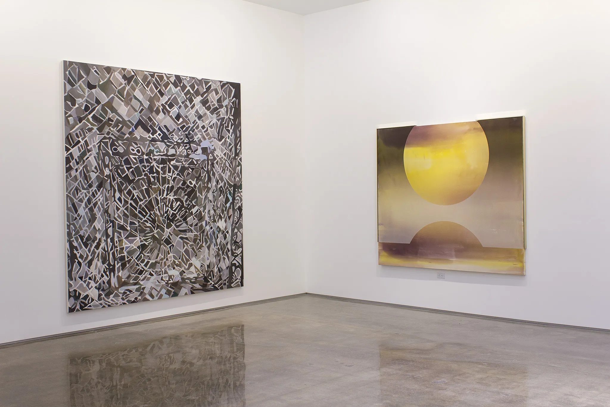 Installation view of Unbound, 2015